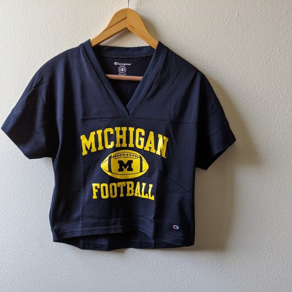 Michigan Football Champion Crop Top